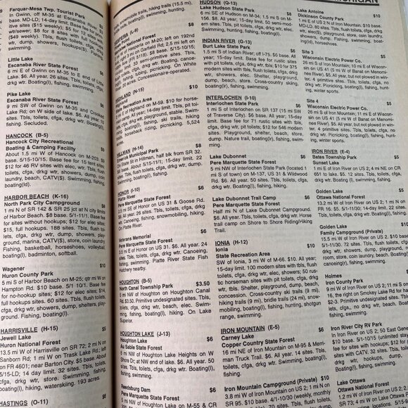 Camping on a Shoestring Eastern Edition 1996 Don Wright u Vintage Guide Director - Picture 8 of 8